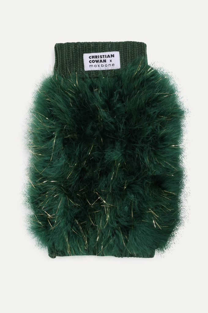Christian Cowan Dog Sweater Jumper in Green