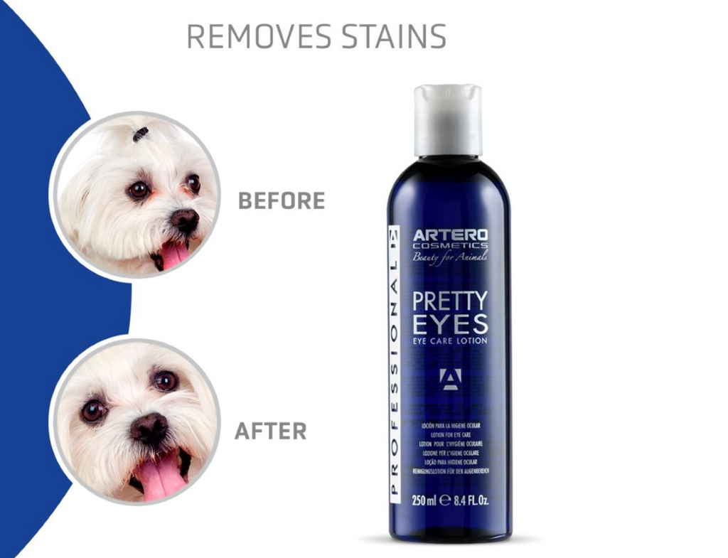 Artero Dog Tear Stain Remover Before & After