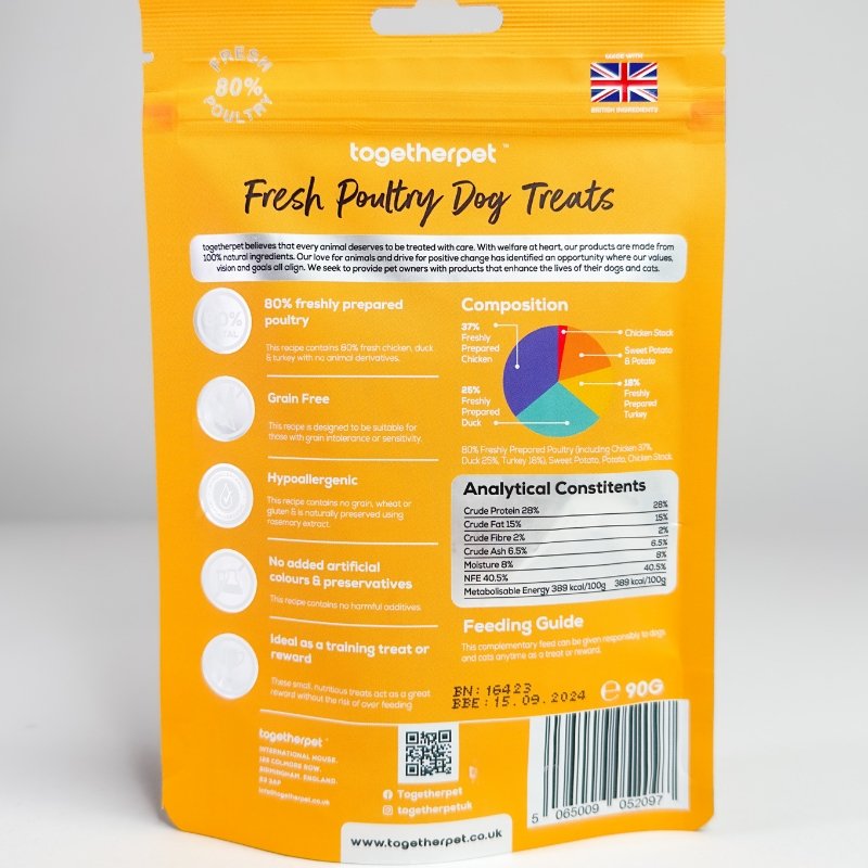 Fresh Poultry Training Treats 90G - Le Wag