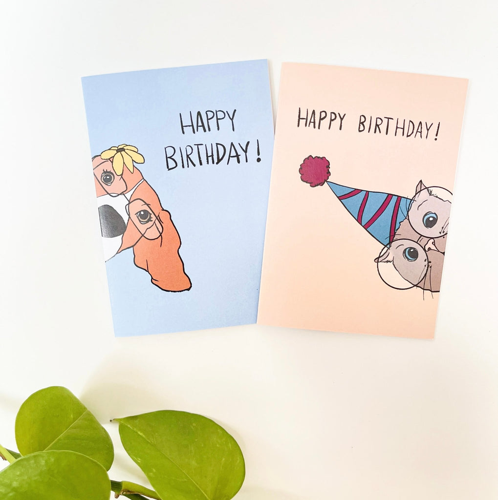 Happy Birthday - Cat Card - Le Wag