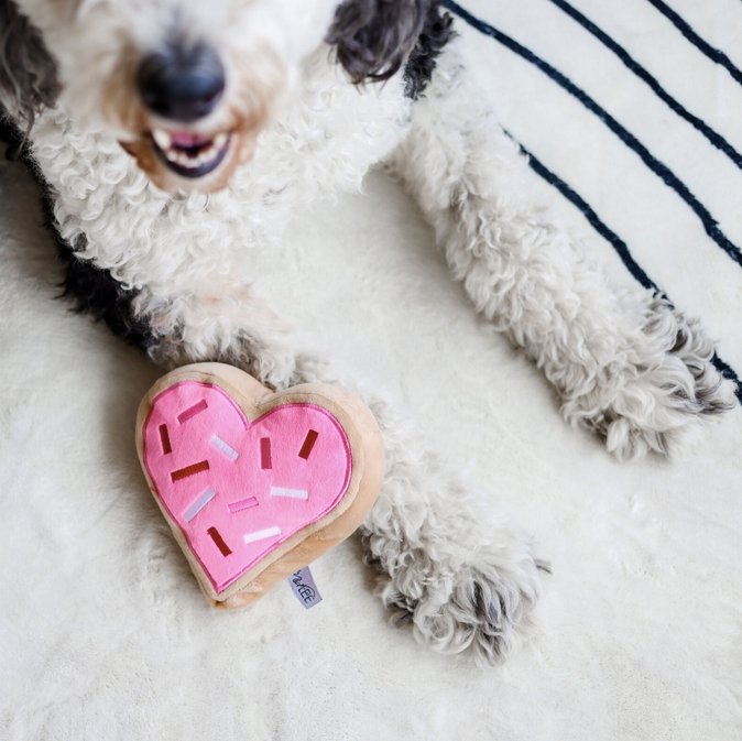 Heart Love Sugar Cookie Large - Le Wag