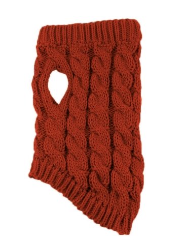Knitted Sweater - Red - Le Wag