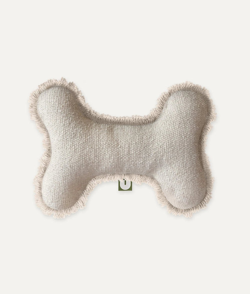 White Bone Dog Toy - Le Wag